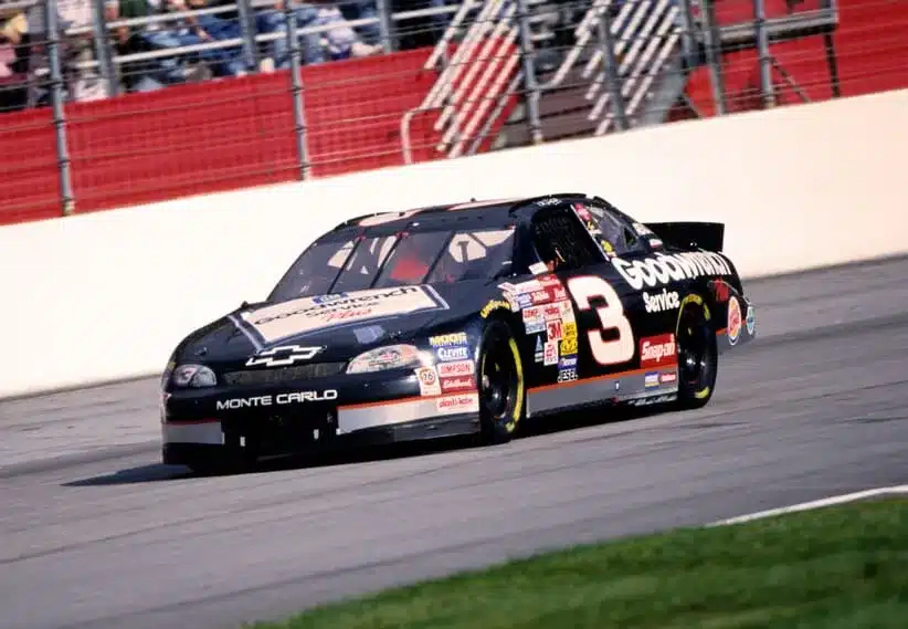 Nov 21, 1999; Hampton, GA, USA: FILE PHOTO; NASCAR Winston Cup Series driver Dale Earnhardt Sr (3) during the NAPA 500 at the Atlanta Motor Speedway.
