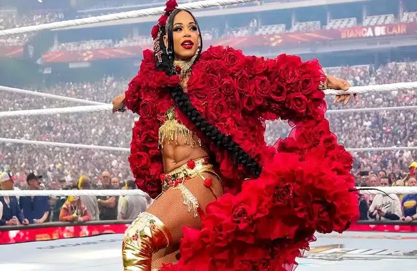 Bianca Belair WrestleMania 41 Entrance With Roses Attire