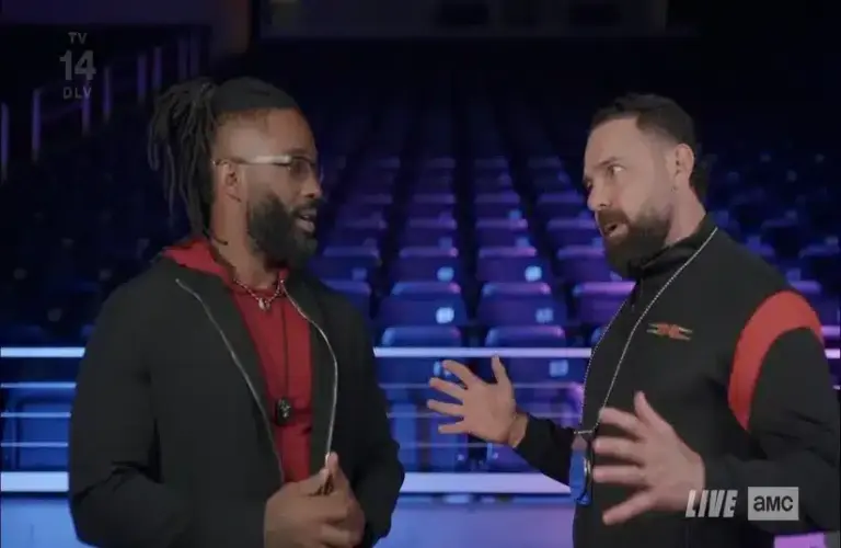 Cedric Alexander And Santino Marella In A Segment On TNA Impact