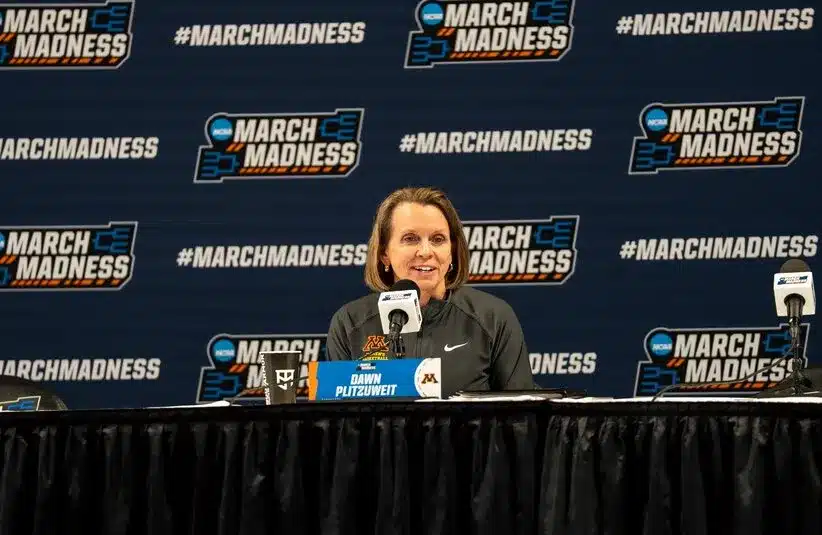 Dawn Plitzuweit Minnesota Gopher Women's Basketball Head Coach. Michigan and NC State faced off in the second round of the NCAA tournament.
