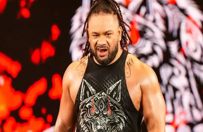 Jacob Fatu Making His Entrance At WWE Show