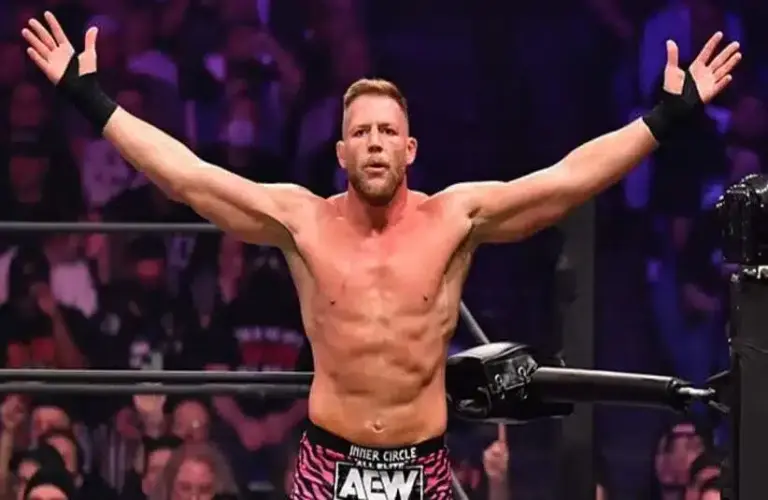 Jake Hager In AEW Ring With Inner Circle Attire