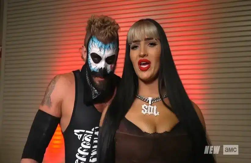 Mance Warner And Steph De Lander Cutting A Promo At TNA Impact Episode 2-12-26