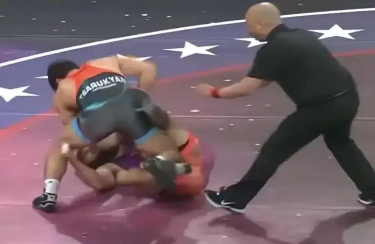 Real American Freestyle Fight Arman Tsarukyan and Georgio Poullas Fight 2-28-2026