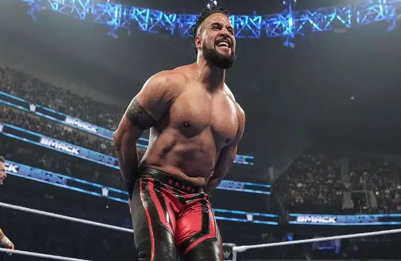 Tama Tonga In The Ring During A Match On SmackDown