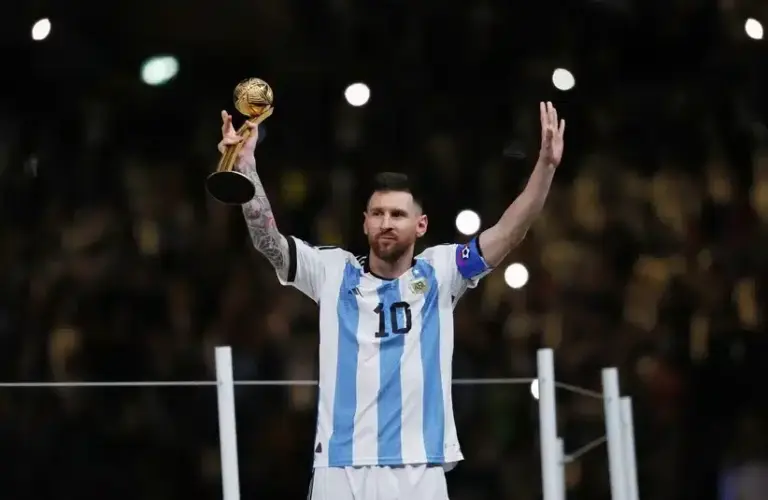 UEFA champion Lionel Messi