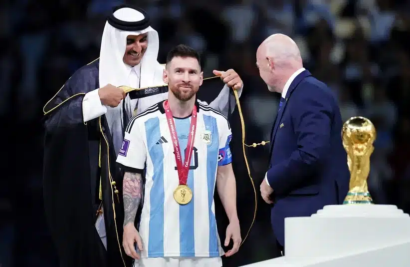 UEFA champion Messi