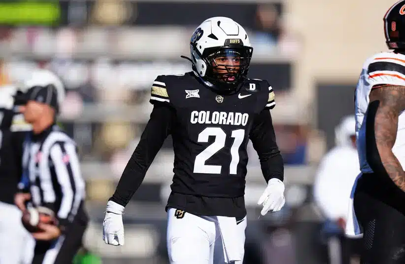 Shilo Sanders is playing a game at Colorado