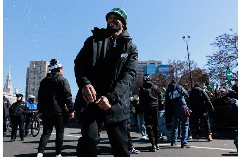 Darius Slay Celebrating Super Bowl LIX Win