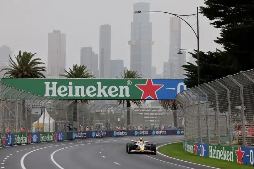 [US, Mexico & Canada customers only] March 16, 2025; Melbourne, AUSTRALIA; Yuki Tsunoda during the F1 Australian Grand Prix at Albert Park Grand Prix Circuit.