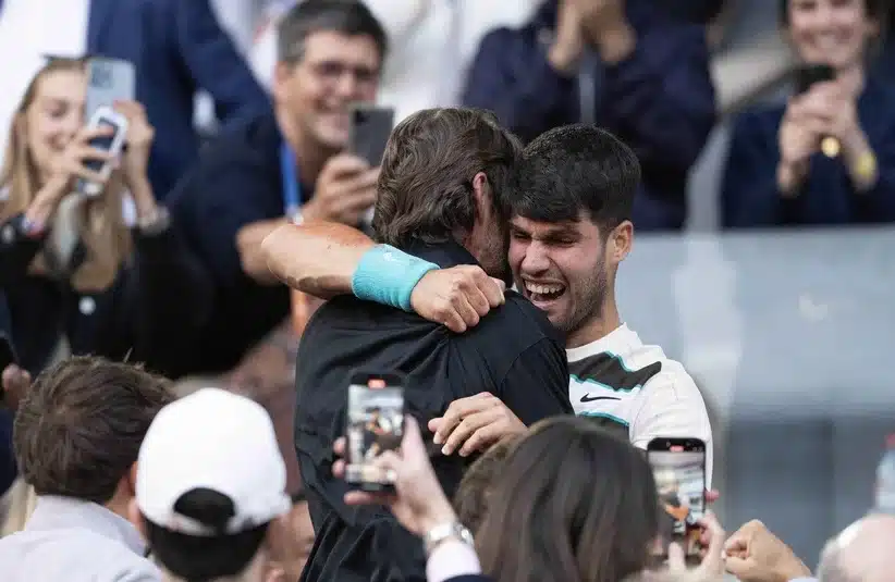 Carlos Alcaraz and Juan Carlos Ferrero