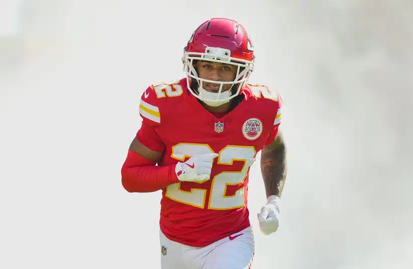 Trent McDuffie during a game last season.