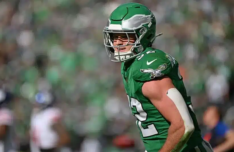 Philadelphia Eagles safety Reed Blankenship (32) against the New York Giants at Lincoln Financial Field