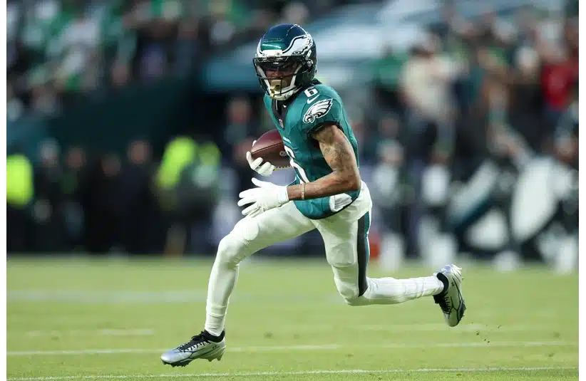 Eagles WR Devonta Smith vs the 49ers in the Wild Card Round