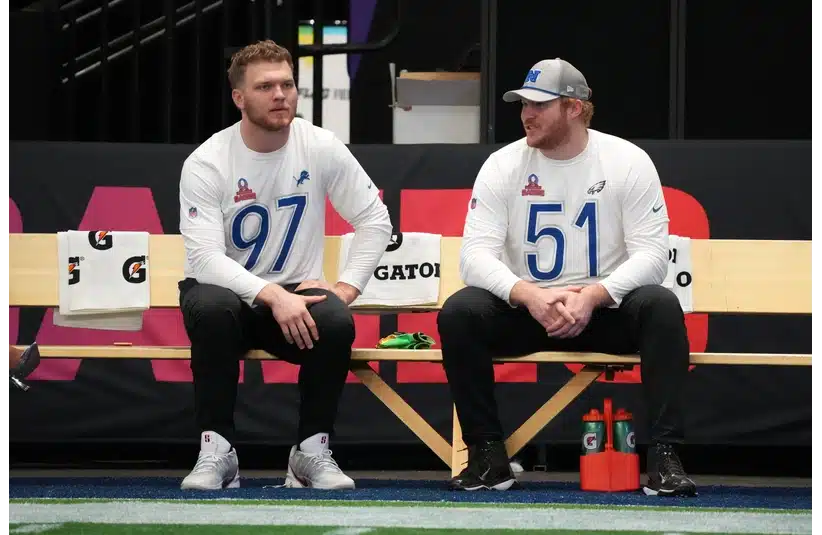 Cam Jurgens at the 2026 Pro Bowl from San Francisco