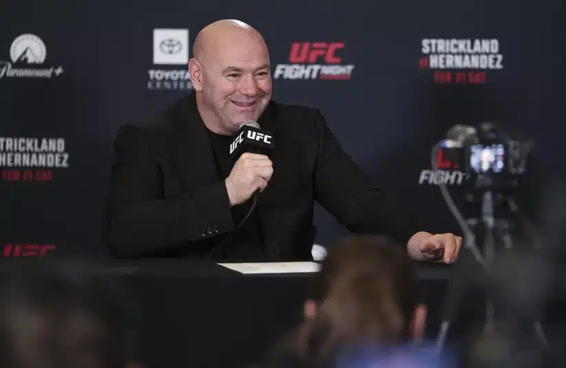 White in the press conference