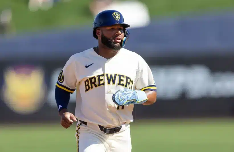 Milwaukee Brewers outfielder Jackson Chourio against the Chicago White Sox