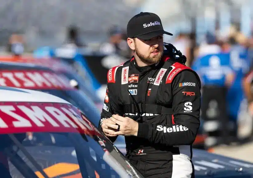 Feb 13, 2026; Daytona Beach, Florida, USA; NASCAR Truck Series driver Kaden Honeycutt (11) during qualifying for the Fresh from Florida 250 at Daytona International Speedway.