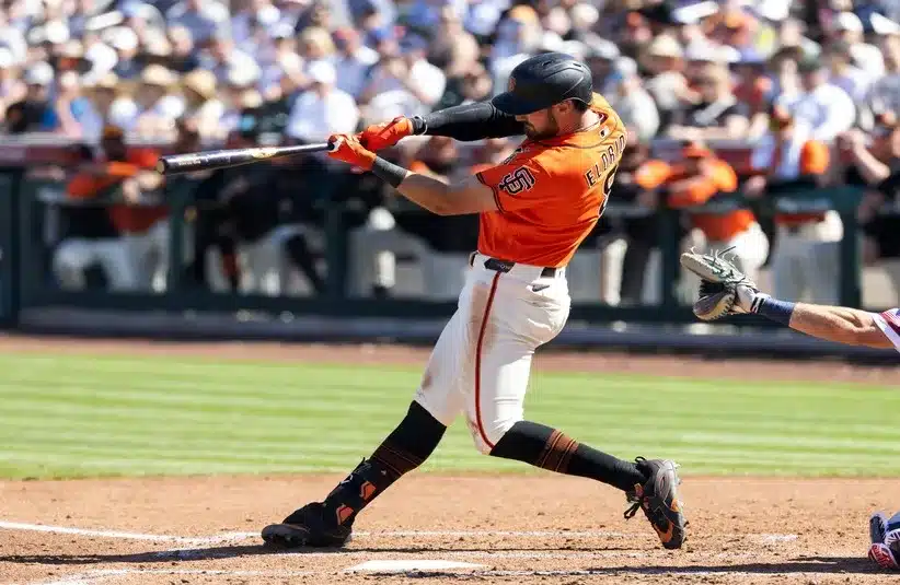 San Francisco Giants first baseman Bryce Eldridge against Team USA