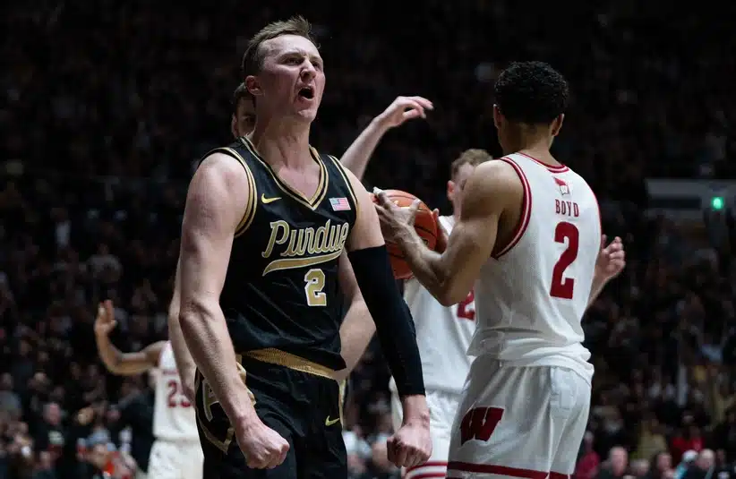 Purdue senior Fletcher Loyer.