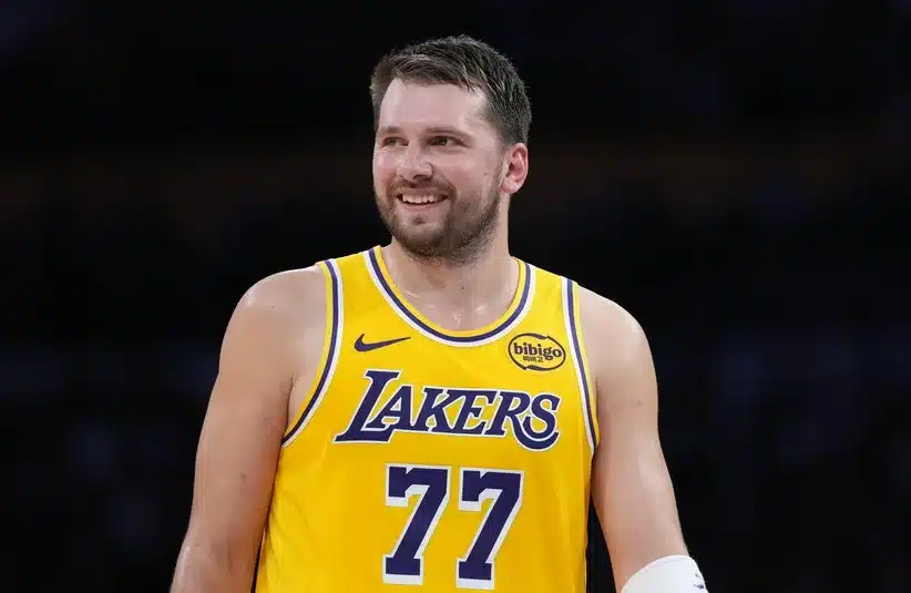 Luka Doncic smiling