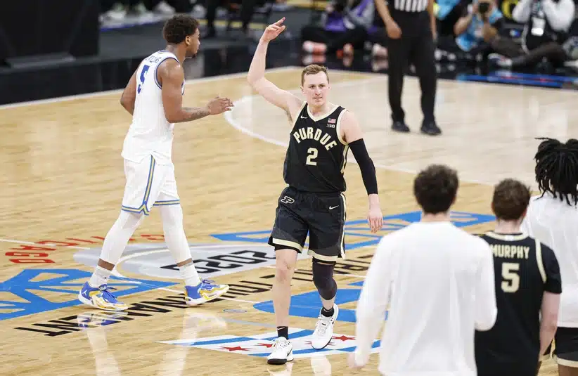 Purdue during the TIAA Big Ten Tournament semifinal.