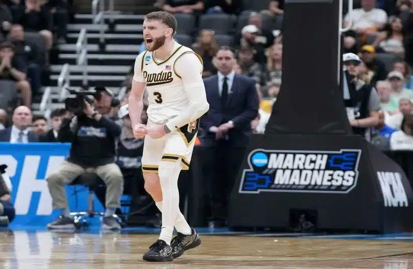 Purdue point guard Braden Smith during the game.