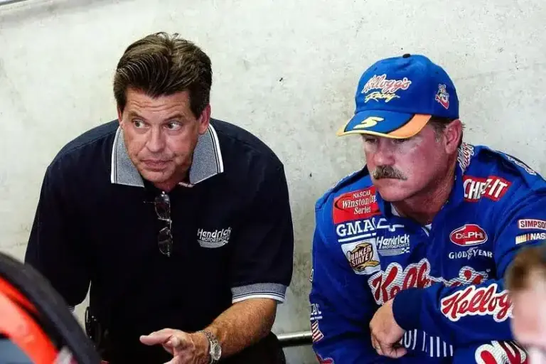 Randy Dorton Looks On At Hendrick Motorsports.
