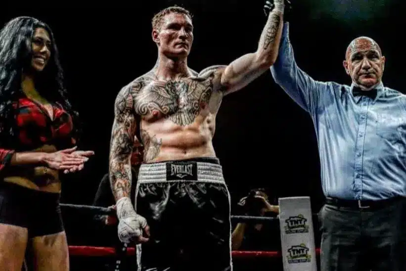 Ryan Rozicki Celebrating A Long-Awaited Victory.