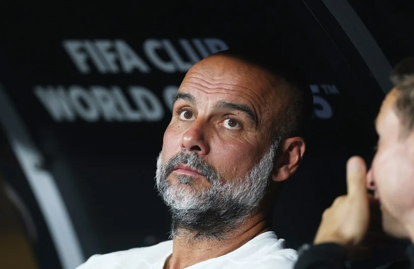Manchester City manager Pep Guardiola. England has a great professional league, but has struggled in the World Cup.