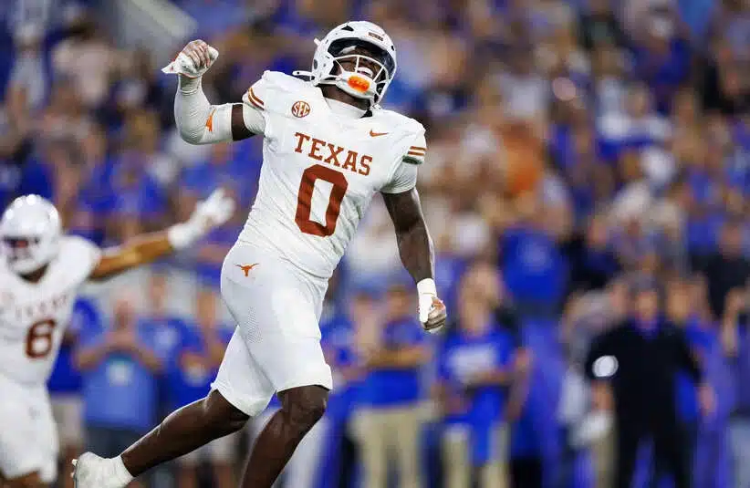 Anthony Hill Jr is a possible draft target for the Colts. Texas played against Ohio State.