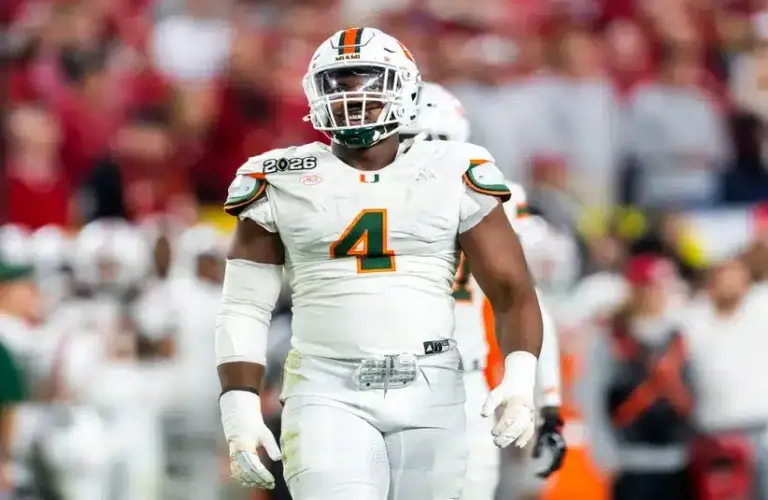 24-team playoff expansion debate: Miami defensive lineman Rueben Bain Jr. plays Indiana in the College Football Playoff national championship game