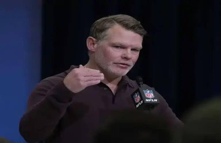 Indianapolis Colts GM Chris Ballard during the NFL Combine.