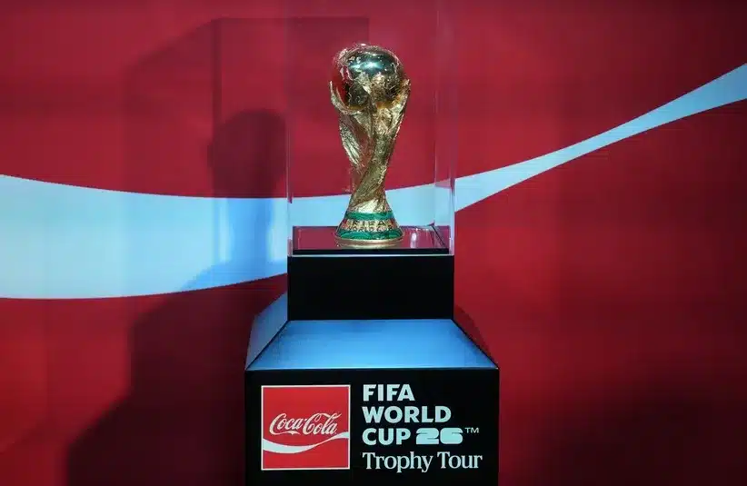The trophy every team is gunning for in the World Cup.