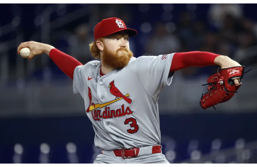 Dustin May throwing a fireball in Miami