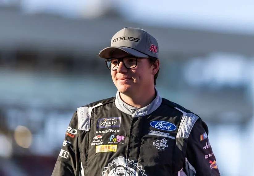 Nov 1, 2025; Avondale, Arizona, USA; NASCAR Xfinity Series driver Sheldon Creed (00) during the Xfinity Series Championship race at Phoenix Raceway.