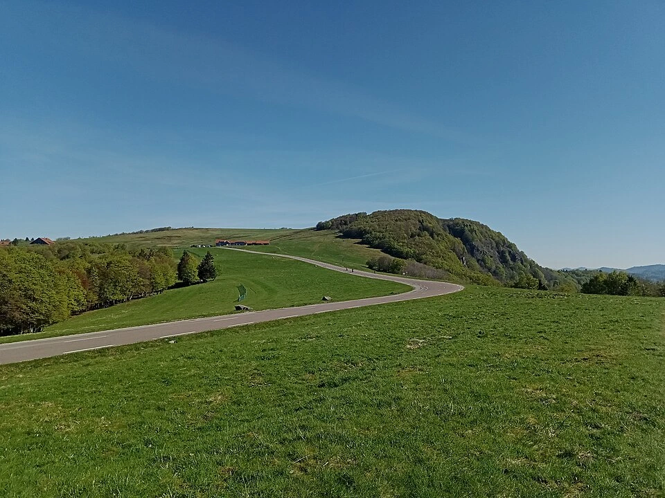 Le Ballon d'Alsace depuis le sud, Lepuix, Territoire de Belfort, France