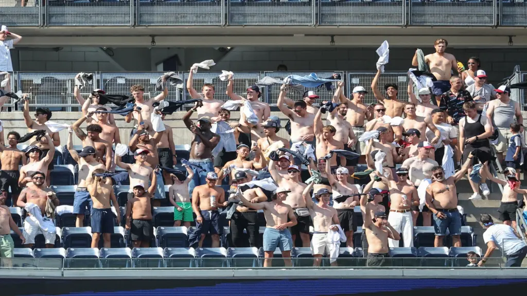 Jul 4, 2026; Bronx, New York, USA; Major League Baseball fans at Yankee Stadium.