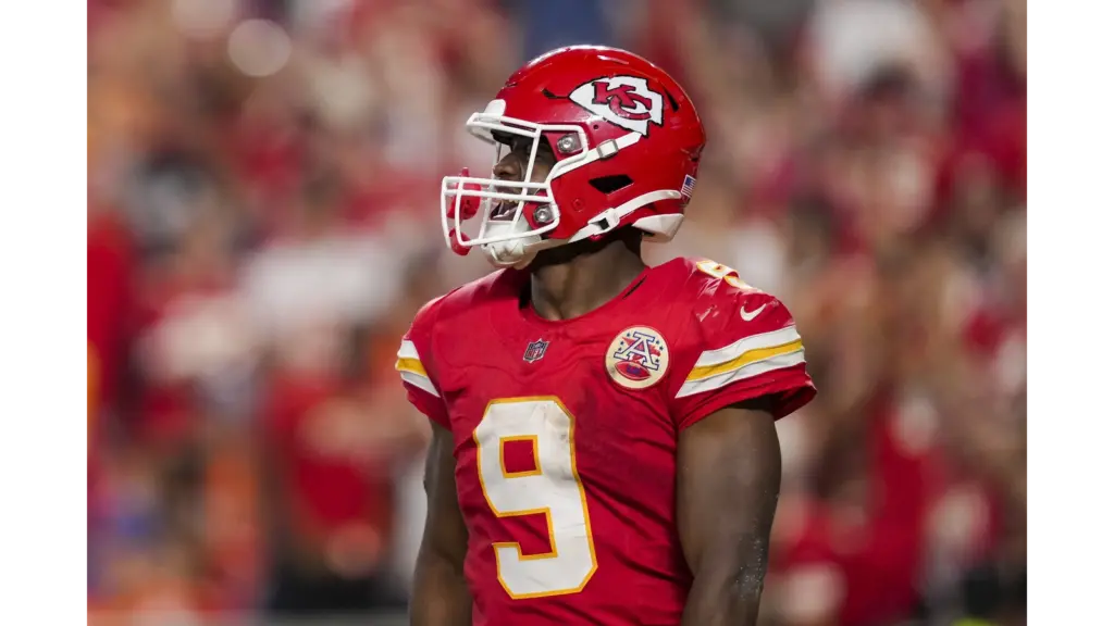 Chiefs running back Walker on the field
