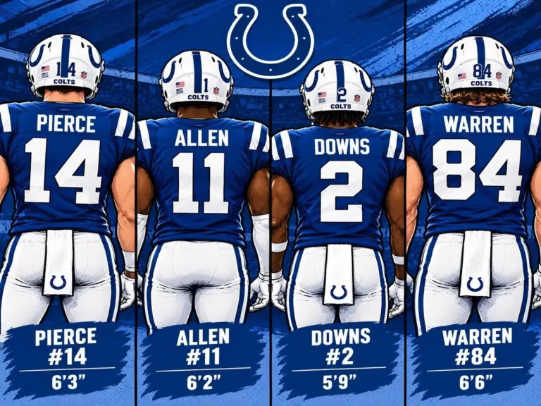 Colts Wide Outs are ready to roll for week 1.