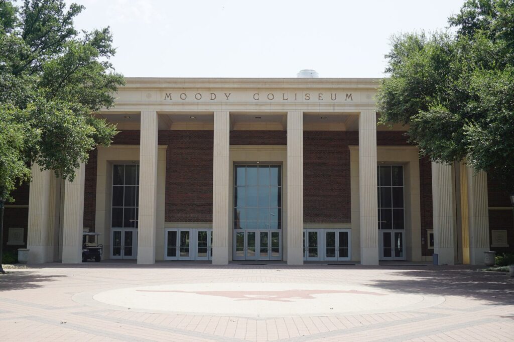 Moody Coliseum, home of SMU basketball in Dallas, where Abdul-Malik Olajuwon committed to play