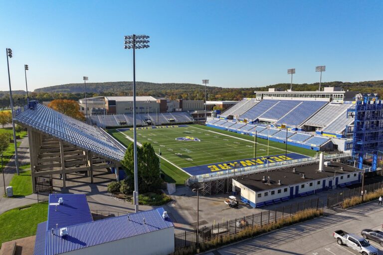 Liberty vs. Delaware: Delaware Stadium, home of the Blue Hens football team, in Newark, Delaware