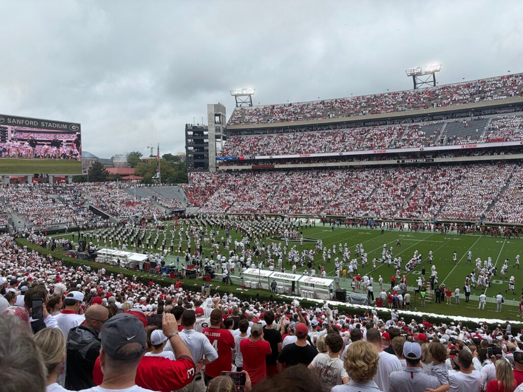 SEC resume ranking: Georgia is 4-0 but 13th, shown at a packed Sanford Stadium whiteout game in Athens