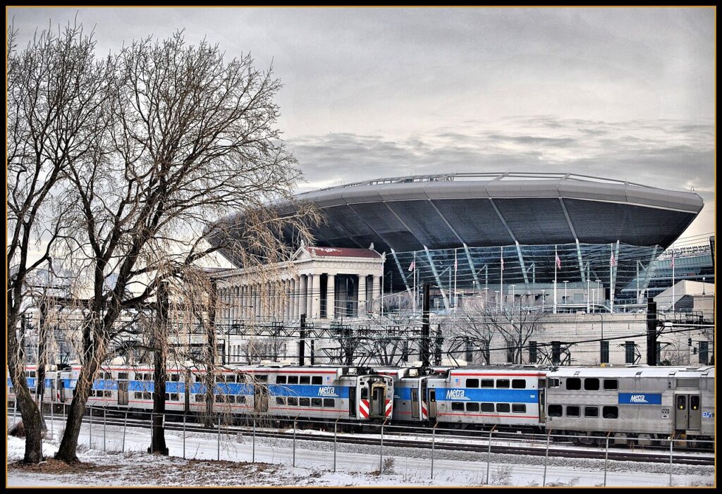 Soldier Field in Chicago, site of the Jets vs. Bears preview matchup